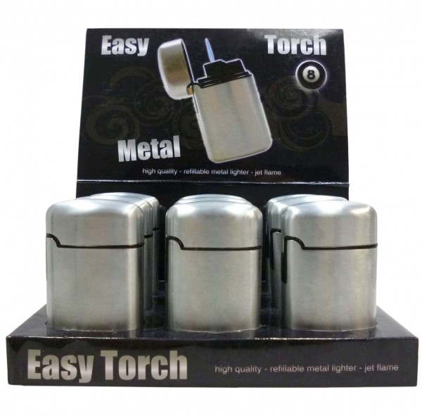 BASIC NATURE Feuerzeug 'Easy Torch 8 Metall'