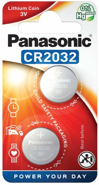 Panasonic Knopfbatterie - CR 2032